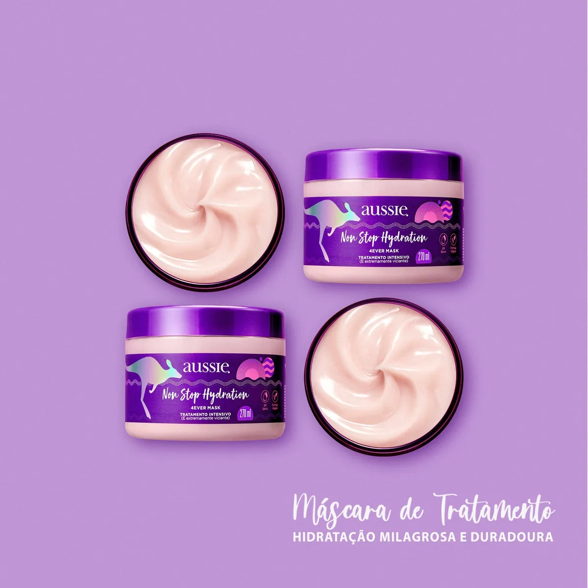 Máscara Capilar Aussie Non Stop Hydration 270ml — foto 2
