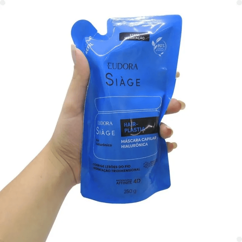 Máscara Capilar Eudora Siàge Hair-Plastia Hialurônico Refil 250g — foto 2