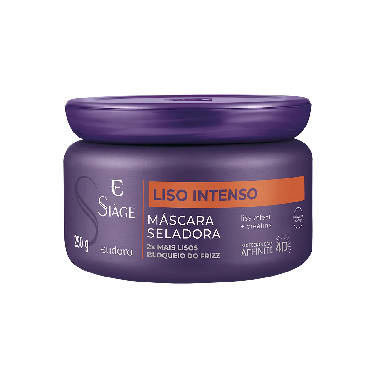 Máscara Capilar Eudora Siàge Liso Intenso Seladora 250g