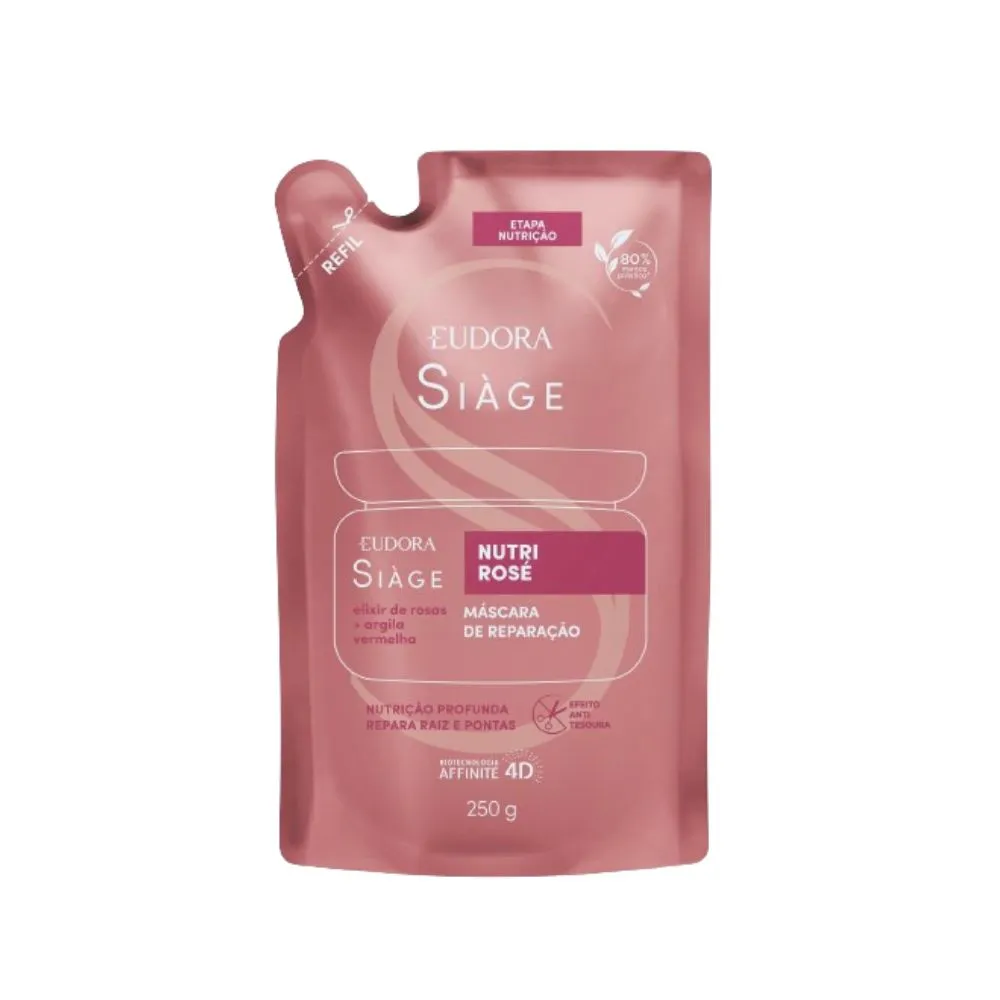 Máscara Capilar Eudora Siàge Nutri Rosé Refil 250g