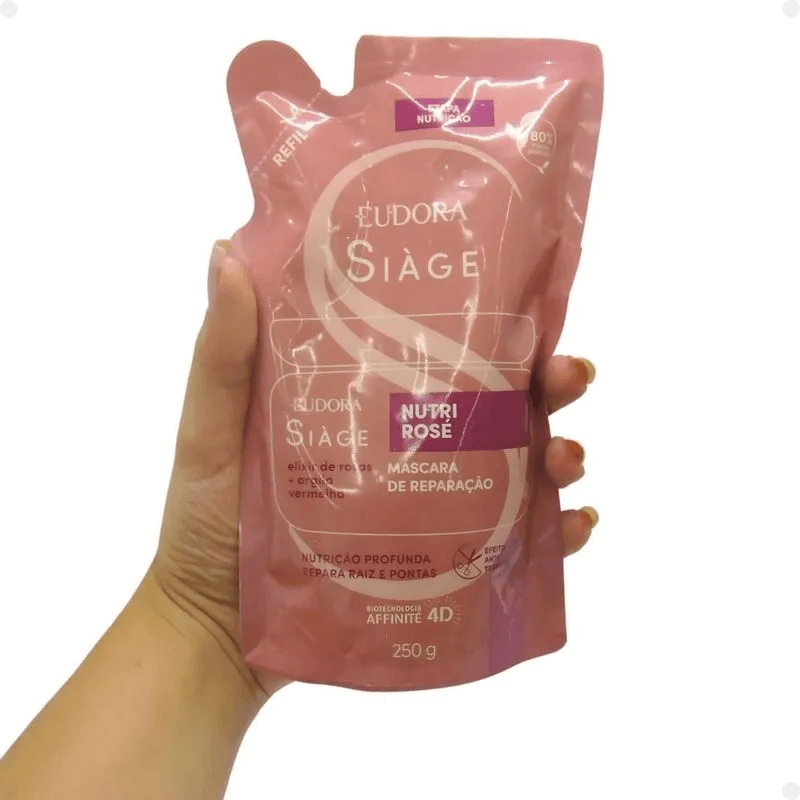 Máscara Capilar Eudora Siàge Nutri Rosé Refil 250g — foto 2