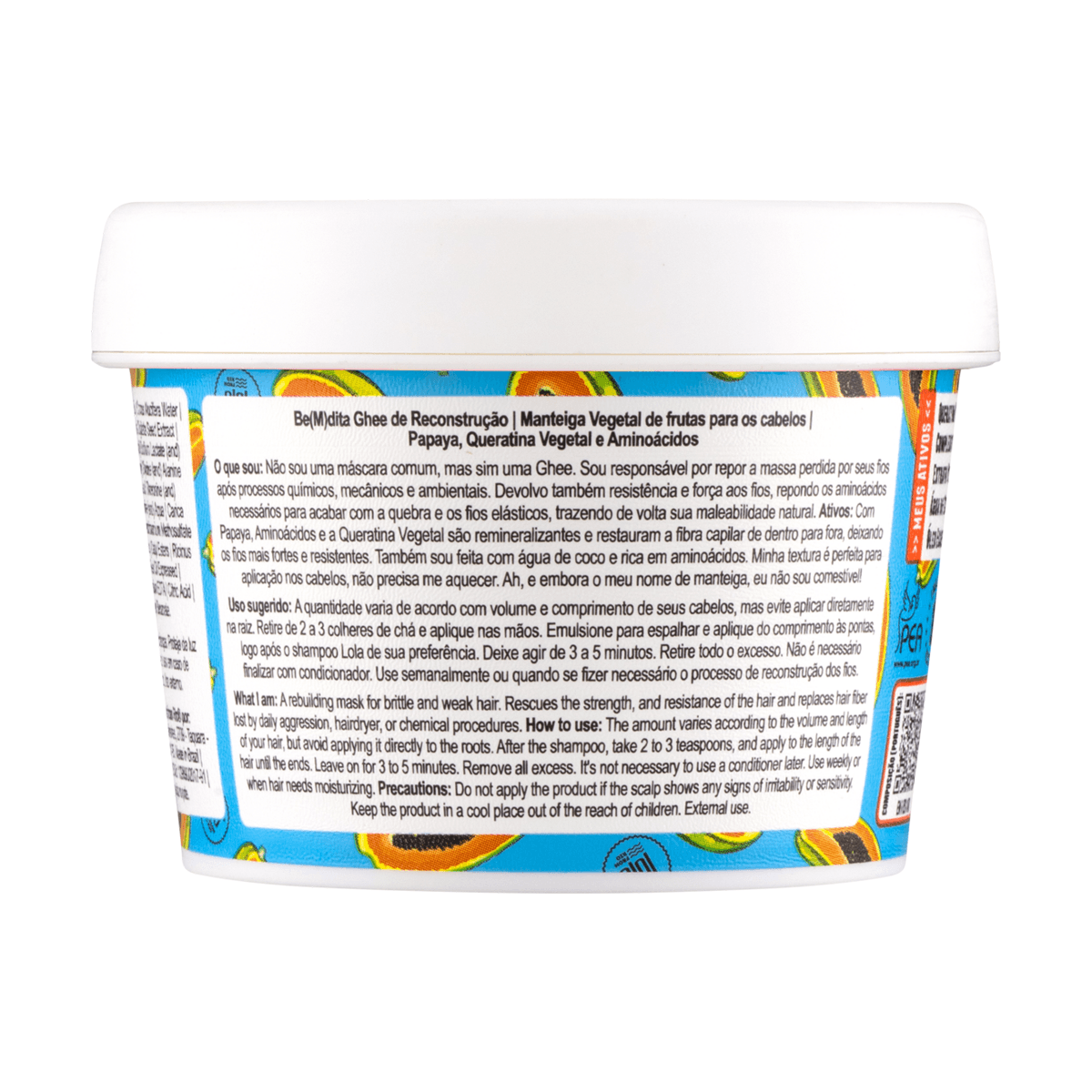 Máscara Capilar Lola Be(M)dita Ghee Reconstrução 100g — foto 5