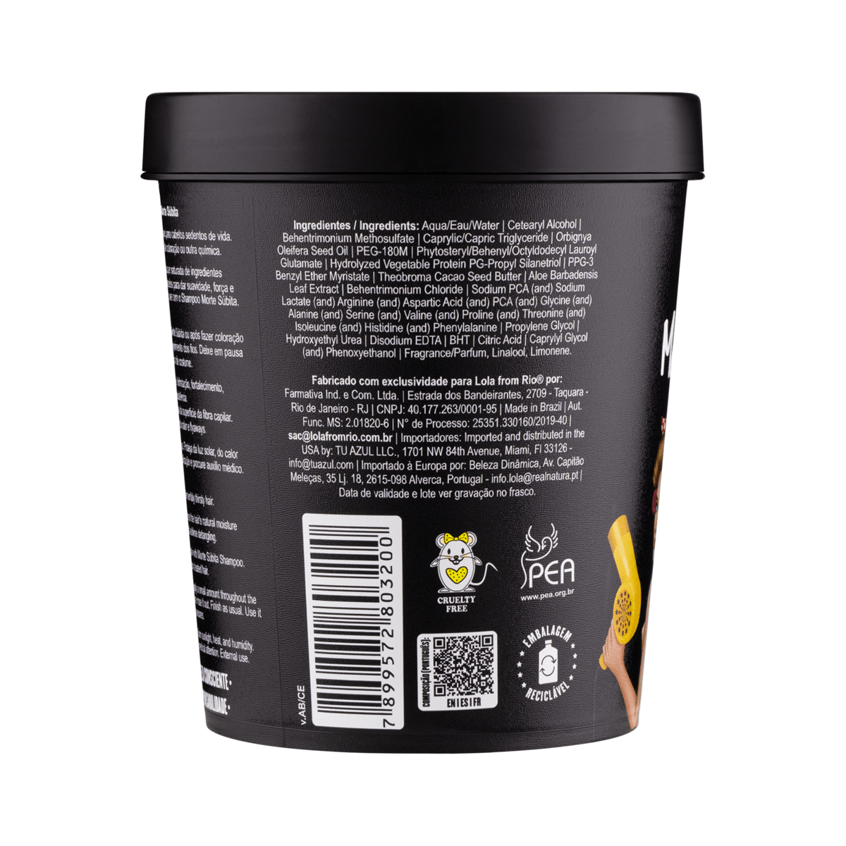 Máscara Capilar Lola Morte Súbita 450g — foto 3