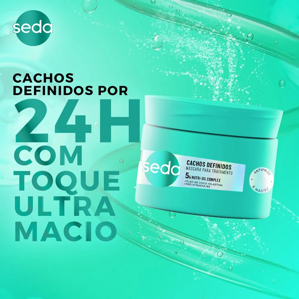 Máscara Capilar Seda Cachos Definidos 300g — foto 5