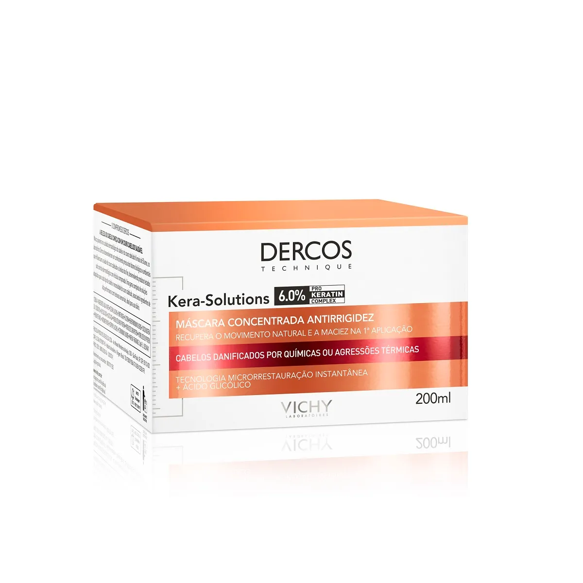 Máscara Capilar Vichy Dercos Kera-Solutions Antirrígide 200ml