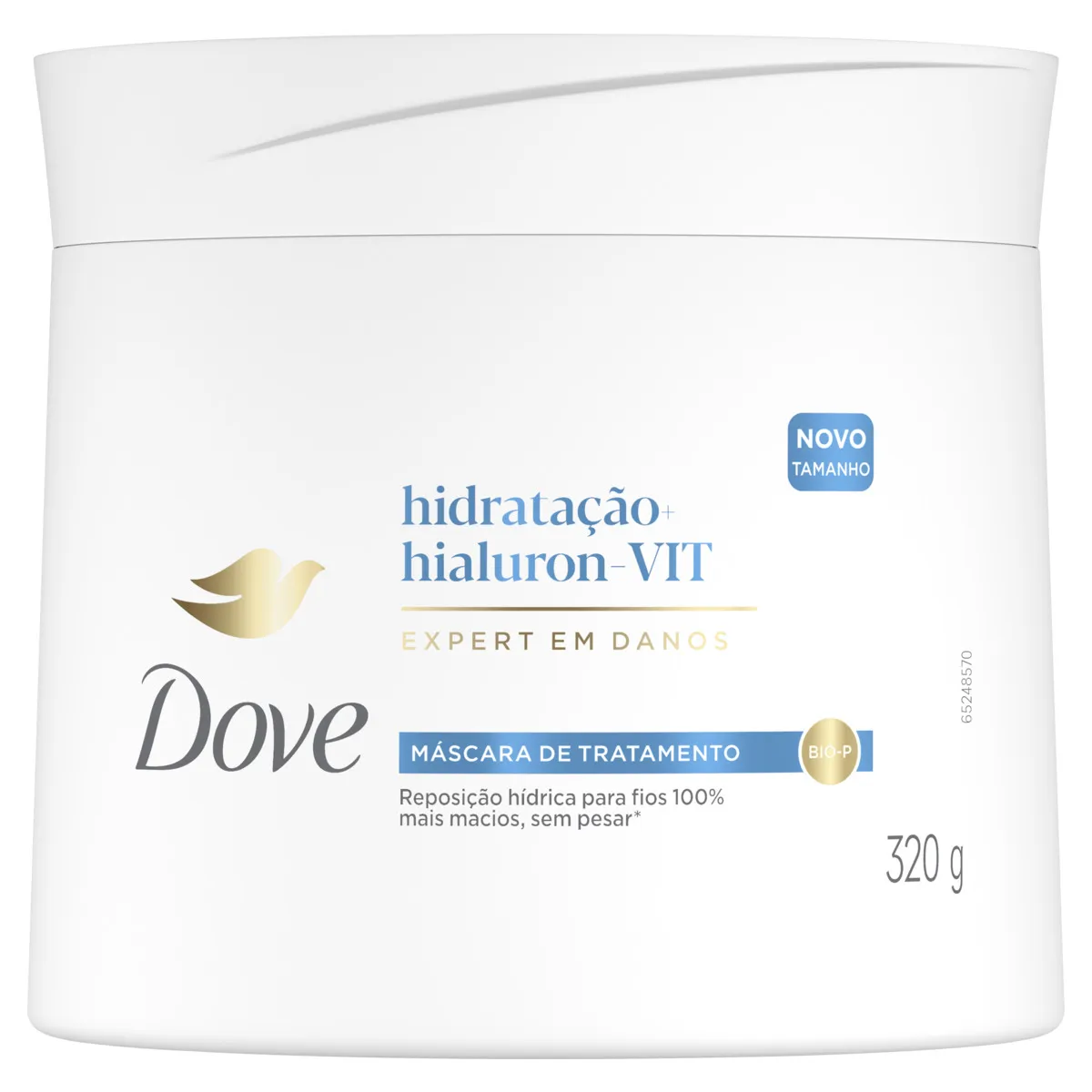 Máscara De Tratamento Capilar Dove Hidratação + Hialuron-Vit 320g — foto 2