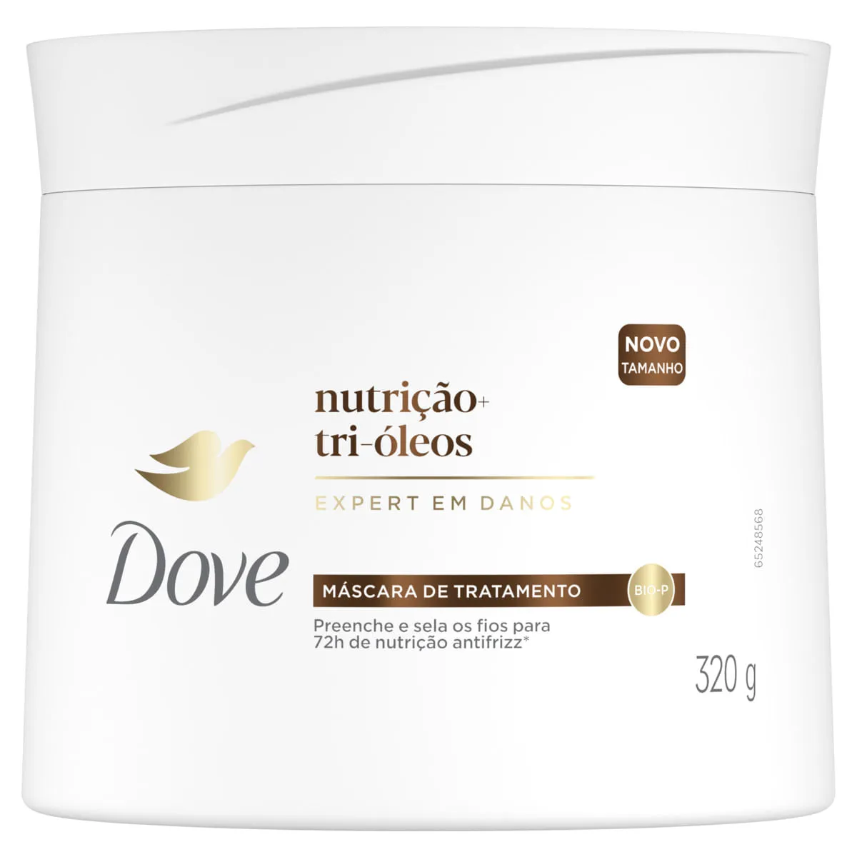 Máscara De Tratamento Capilar Dove Nutrição + Tri-Óleos 320g — foto 2