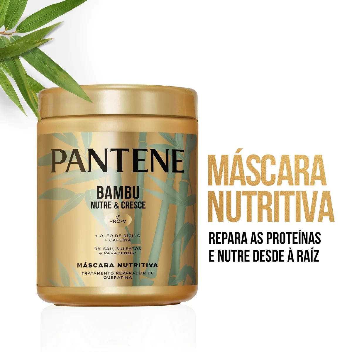 Máscara de Tratamento Pantene Pro-V Bambu Nutre & Cresce 600ml — foto 2