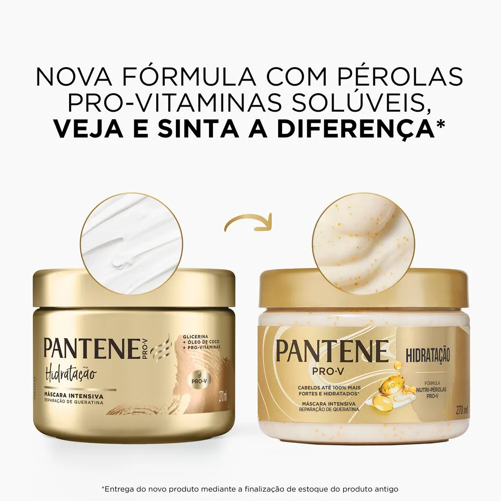 Máscara de Tratamento Pantene Pro-V Hidratação Intensiva 270ml — foto 2