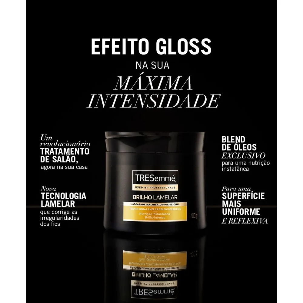 Máscara de Tratamento TRESemmé Brilho Lamelar Blend de Óleos 400g — foto 6