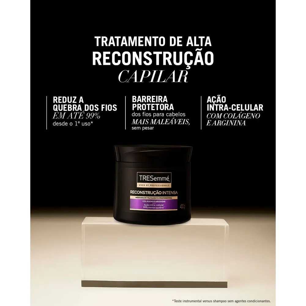 Máscara de Tratamento TRESemmé Reconstrução Intensa Colágeno e Arginina 400g — foto 5