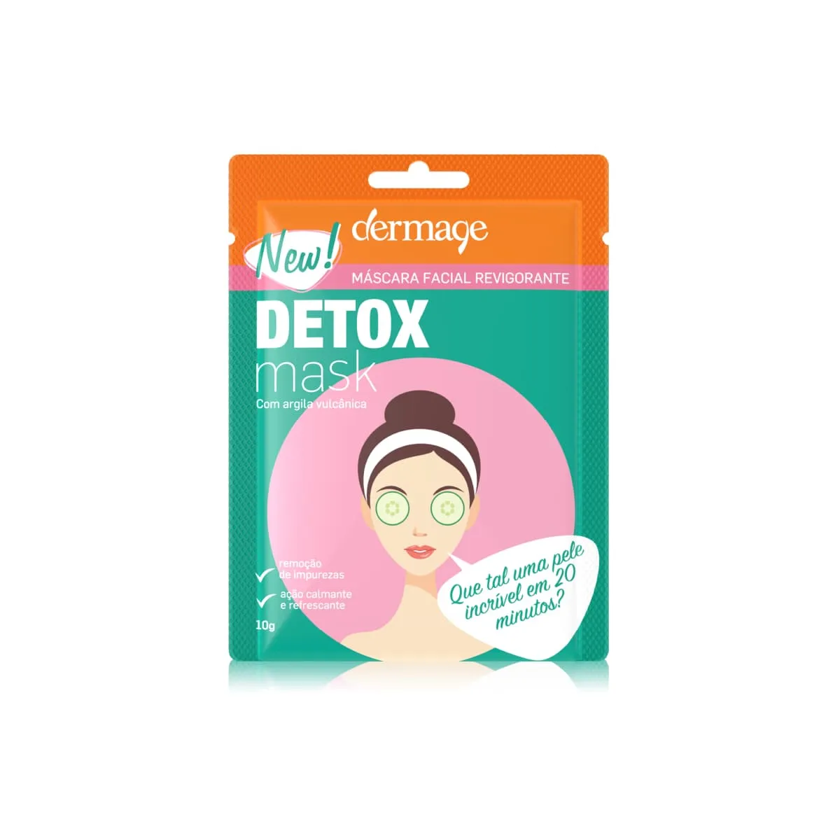 Máscara Facial dermage detox mask 10g