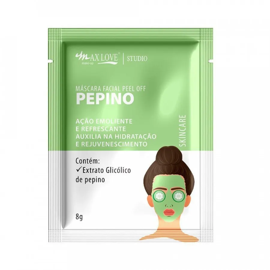 Máscara Facial Peel Off 8g Pepino Max Love — foto 2