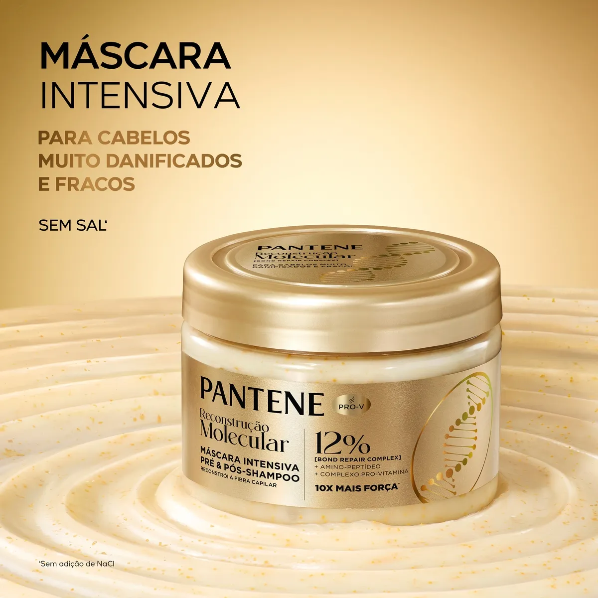 Máscara Intensiva Pantene Reconstrução Molecular 270ml — foto 4