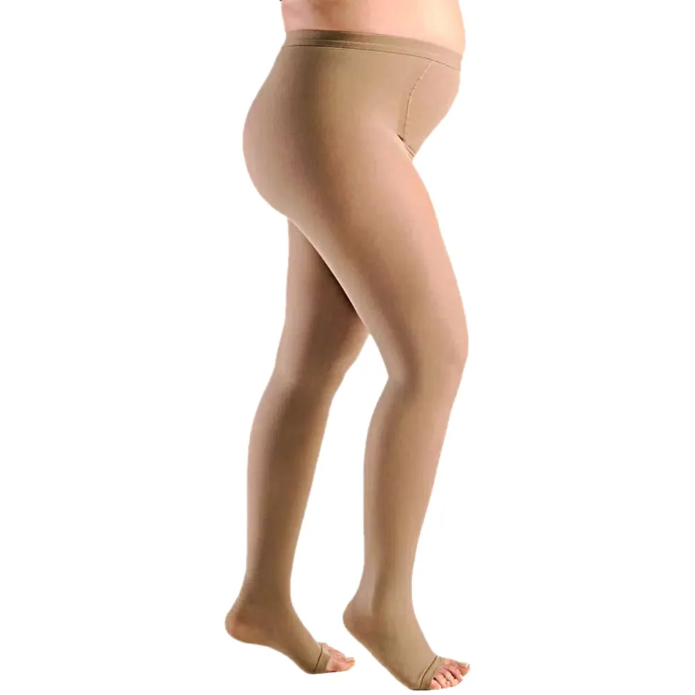 Meia-Calça Sigvaris Materna 20-30mmHg Aberta Bege - Tamanho P1