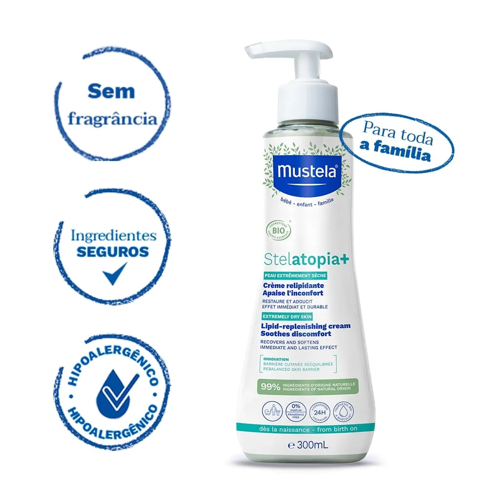 Mustela Stelatopia+ Hidratante Relipidante Antiprurido 300ml — foto 4