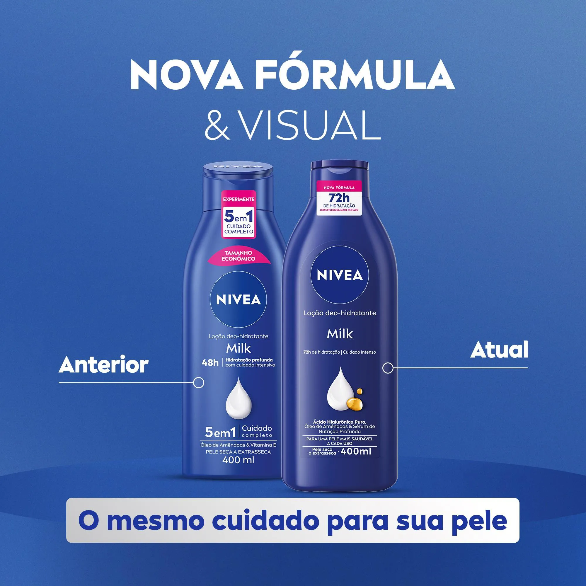 NIVEA Loção Hidratante Milk Pele Seca a Extrasseca 400ml — foto 5