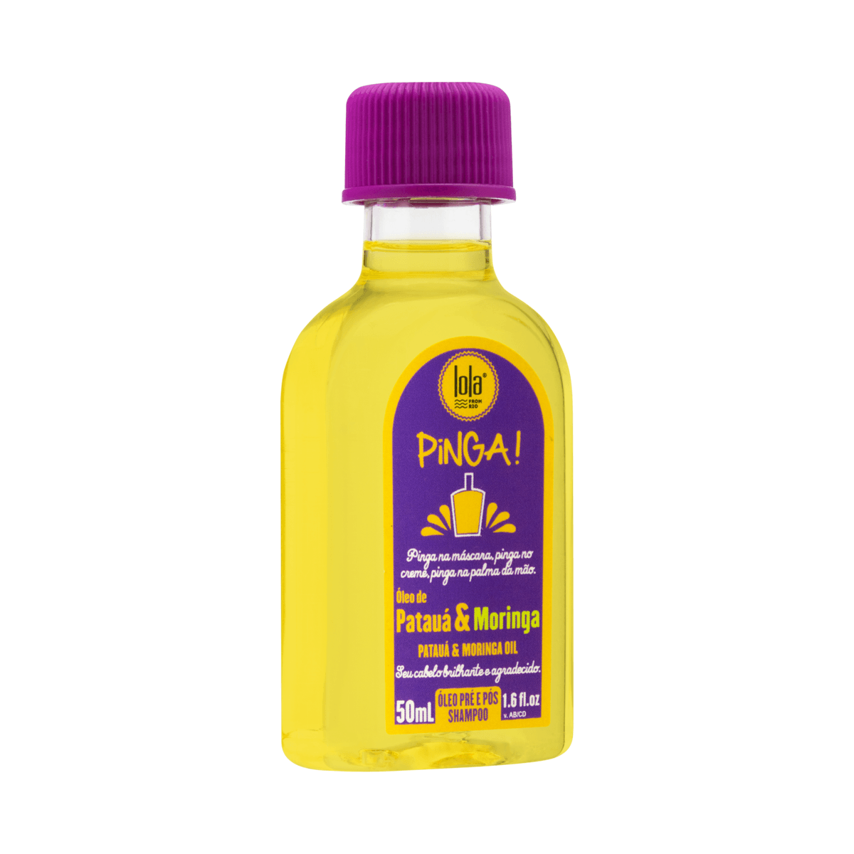 Óleo Capilar Lola Pinga! Reparação Patauá e Moringa 50ml
