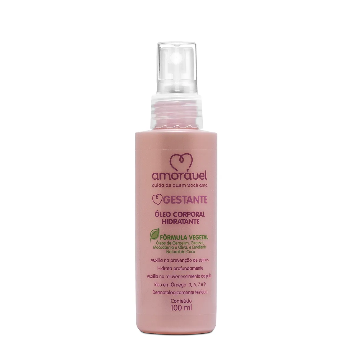 Óleo corporal Hidratante amorável Para estrias 100ml