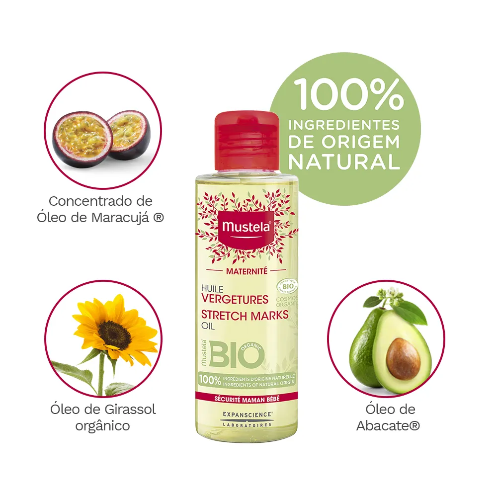 Óleo Corporal Mustela Maternité Para Estrias 105ml — foto 4