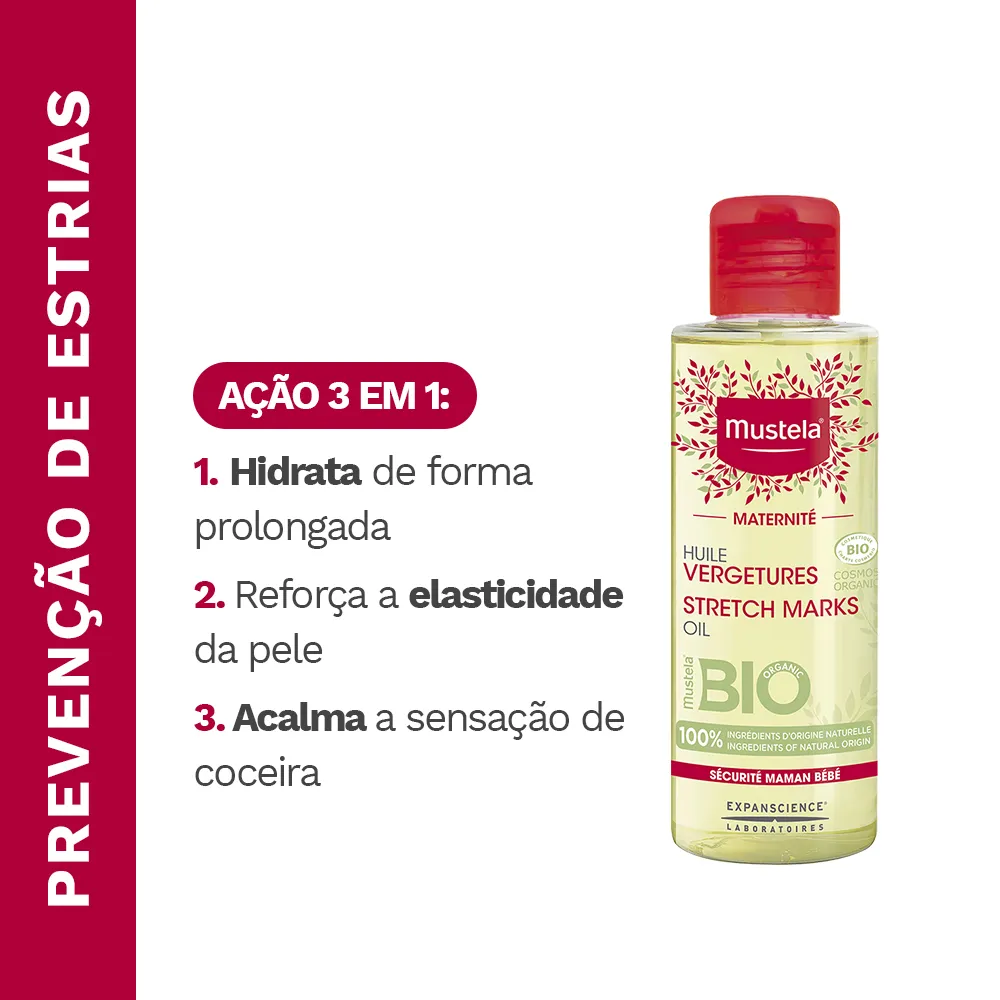 Óleo Corporal Mustela Maternité Para Estrias 105ml — foto 2