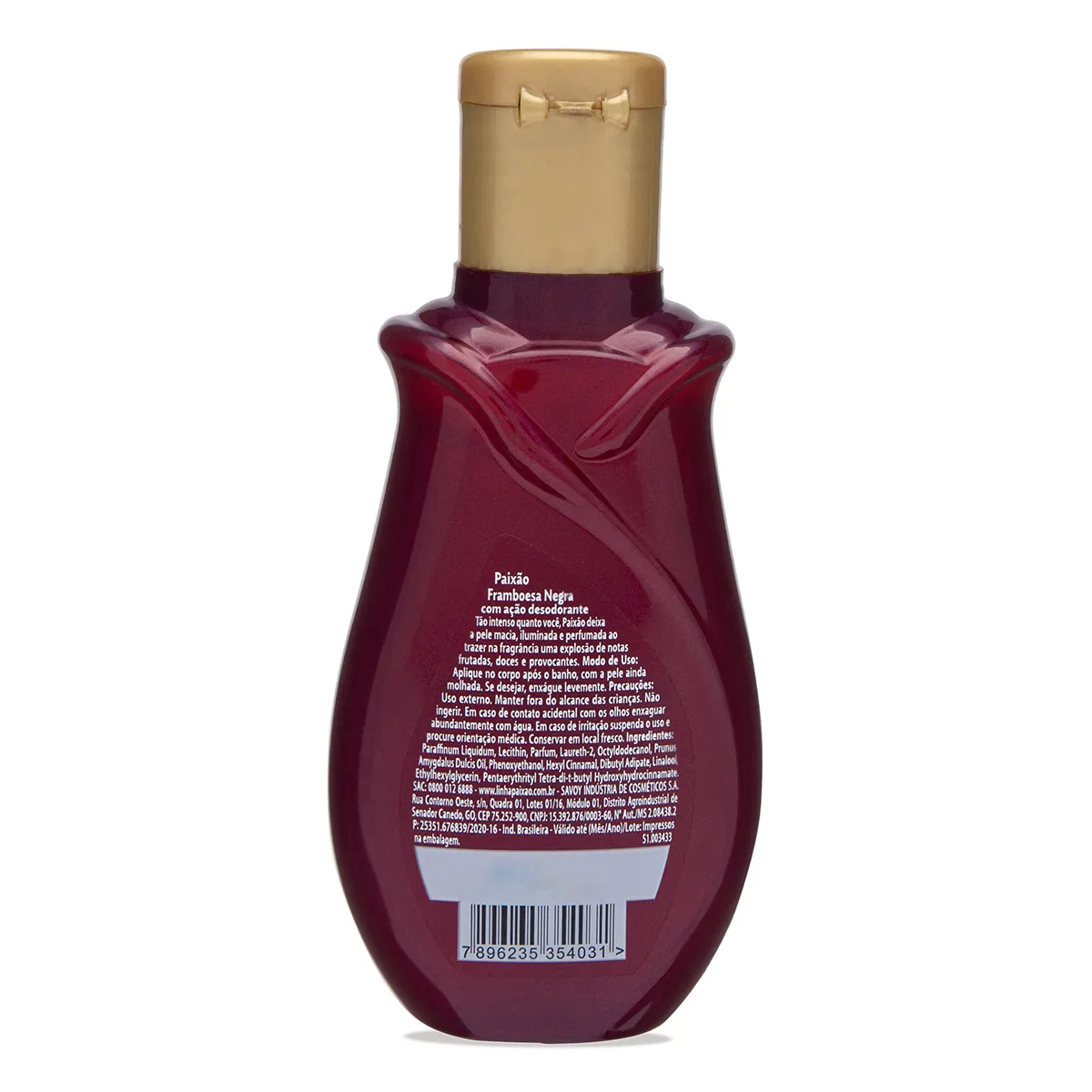 Óleo Corporal Paixão Framboesa Negra 100ml — foto 4