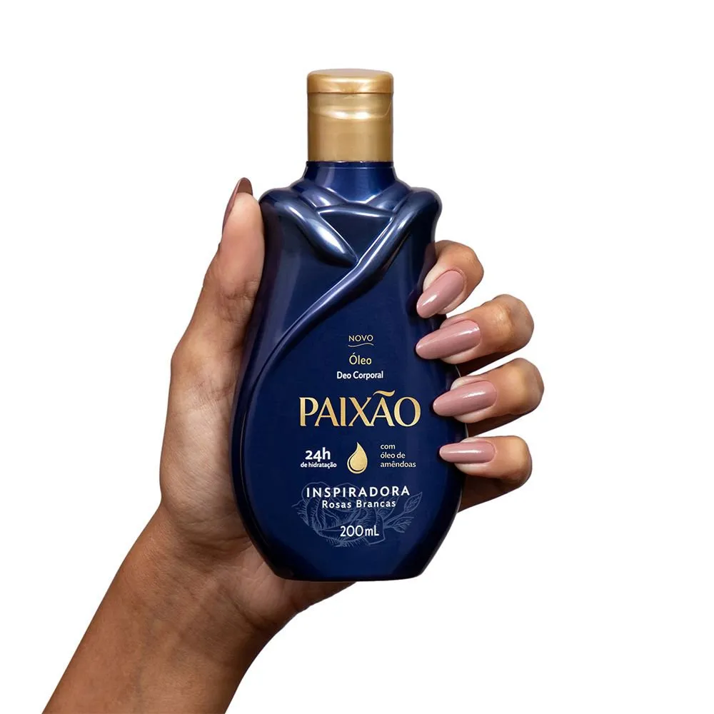 Óleo Corporal Paixão Inspiradora Rosas Brancass 200ml — foto 2
