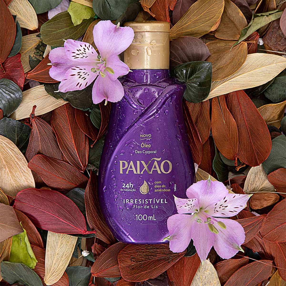 Óleo Corporal Paixão Irresistível Flor de Lis 100ml — foto 3
