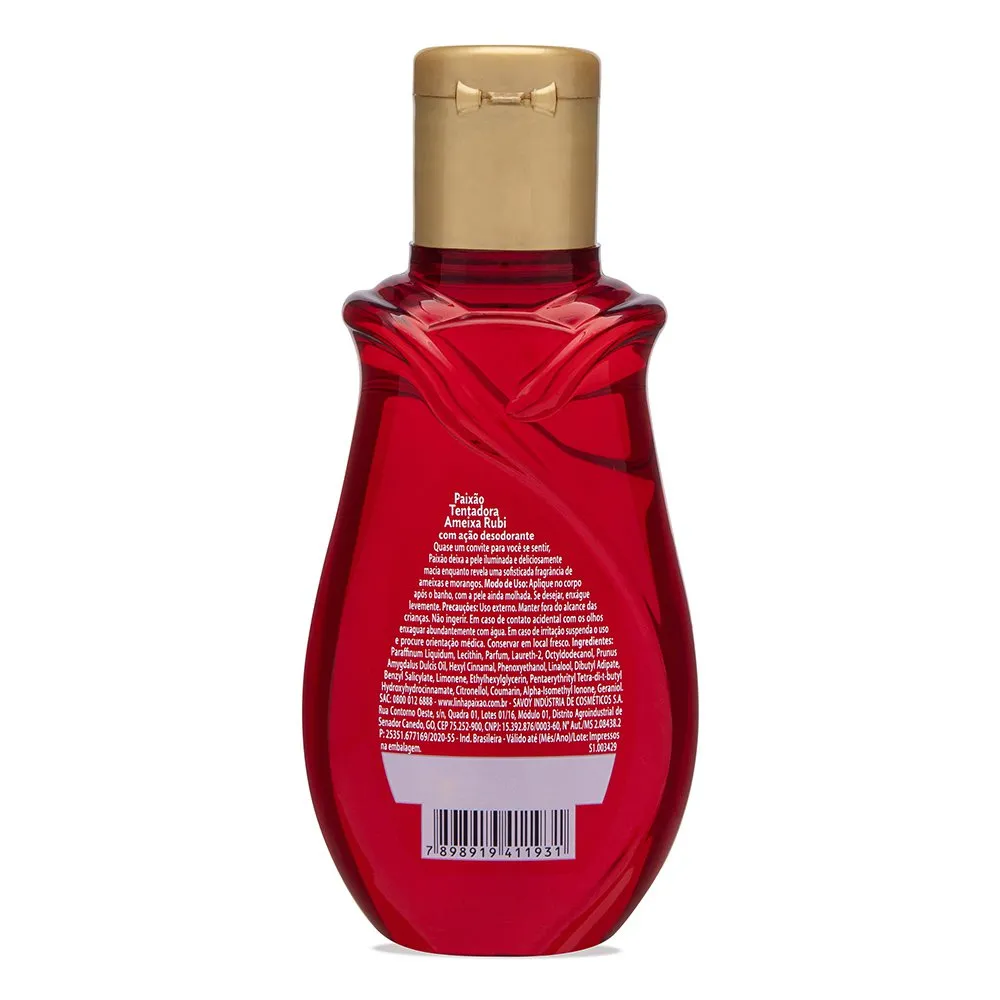 Óleo Corporal Paixão Tentadora Ameixa Rubi 100ml — foto 5