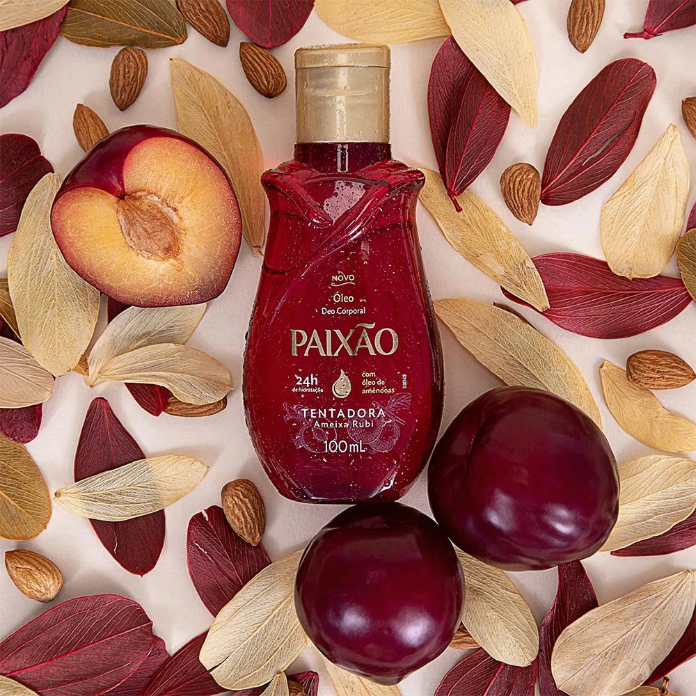 Óleo Corporal Paixão Tentadora Ameixa Rubi 100ml — foto 3