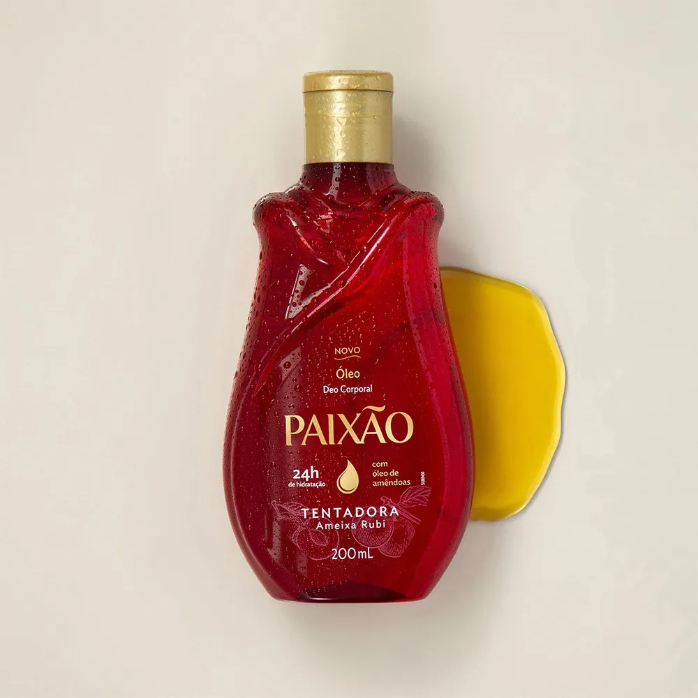 Óleo Corporal Paixão Tentadora Ameixa Rubi 200ml — foto 4