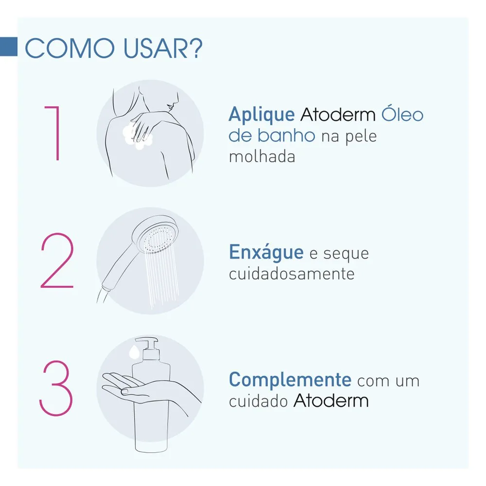 Óleo De Banho Bioderma Atoderm Hidratante 200ml — foto 6