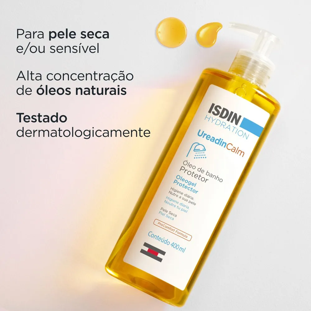 Óleo de Banho ISDIN Ureadin Calm ÓleoGel 400ml — foto 3