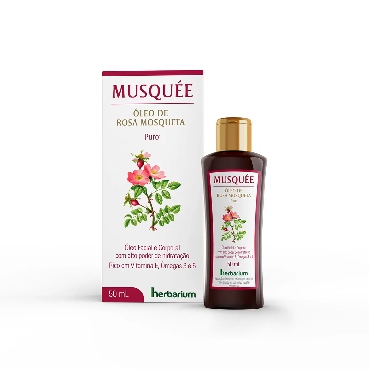 Óleo de Rosa Mosqueta Musquée Puro 50ml
