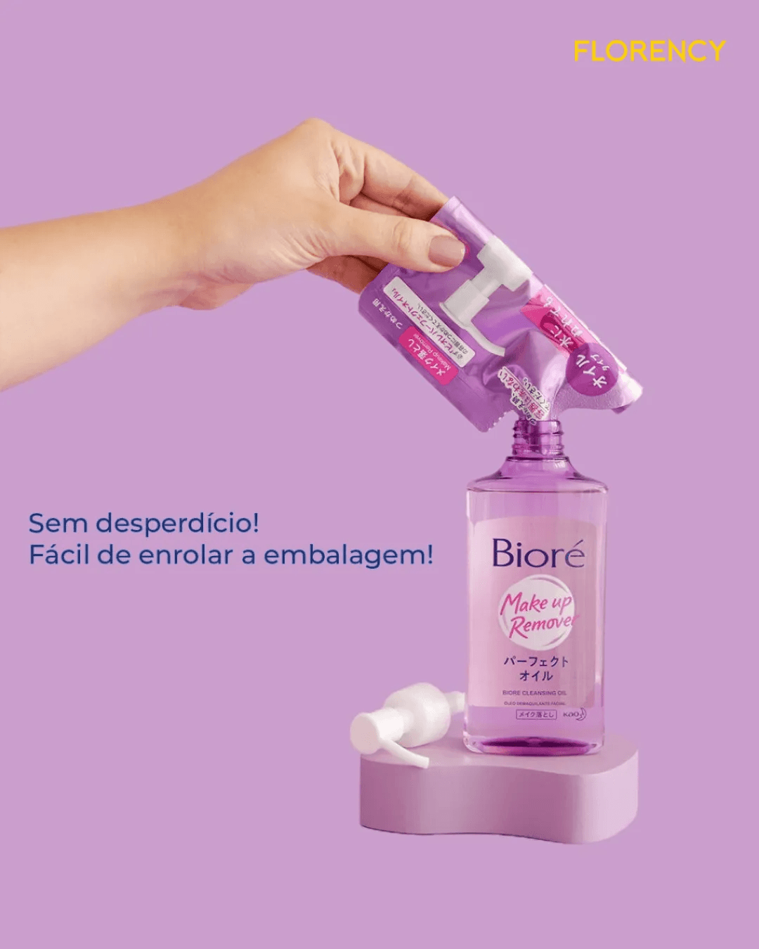 Óleo Demaquilante Bioré Make Up Remover 210ml — foto 3