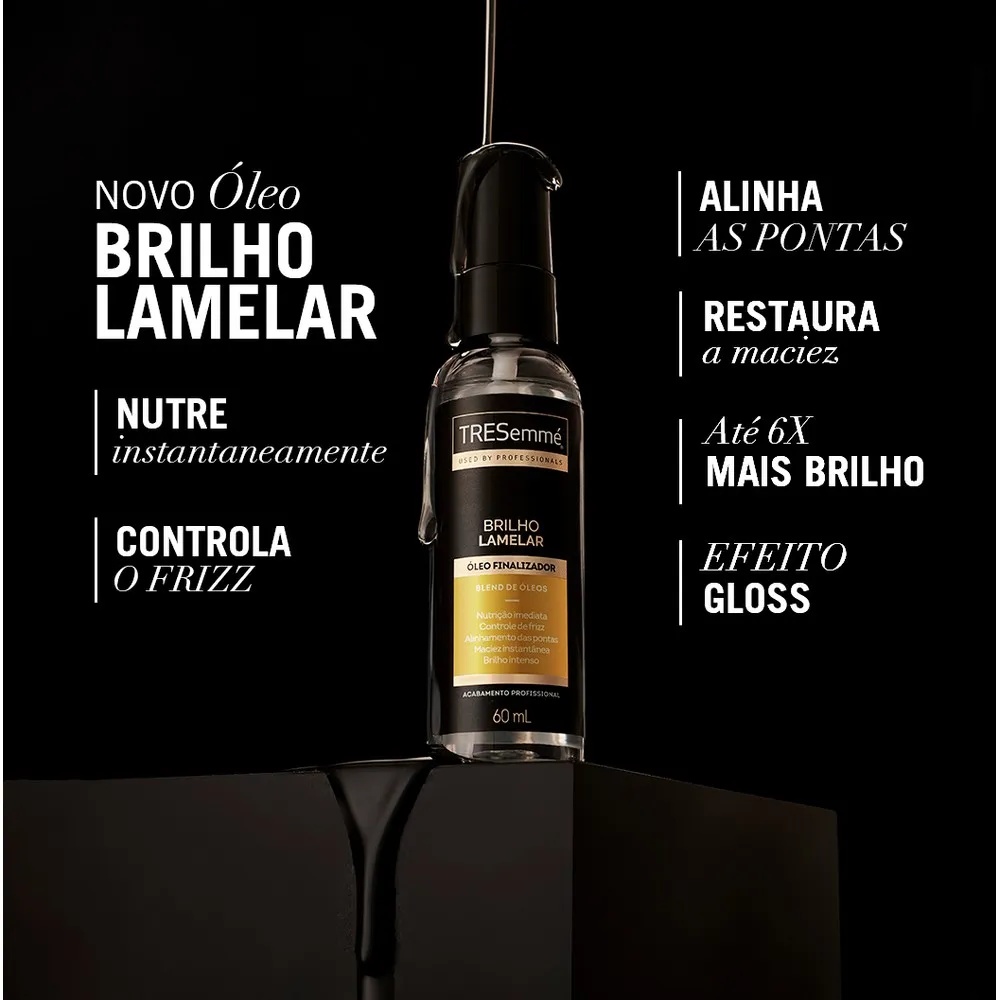 Óleo Finalizador TRESemmé Brilho Lamelar Blend de Óleos Spray 60ml — foto 5