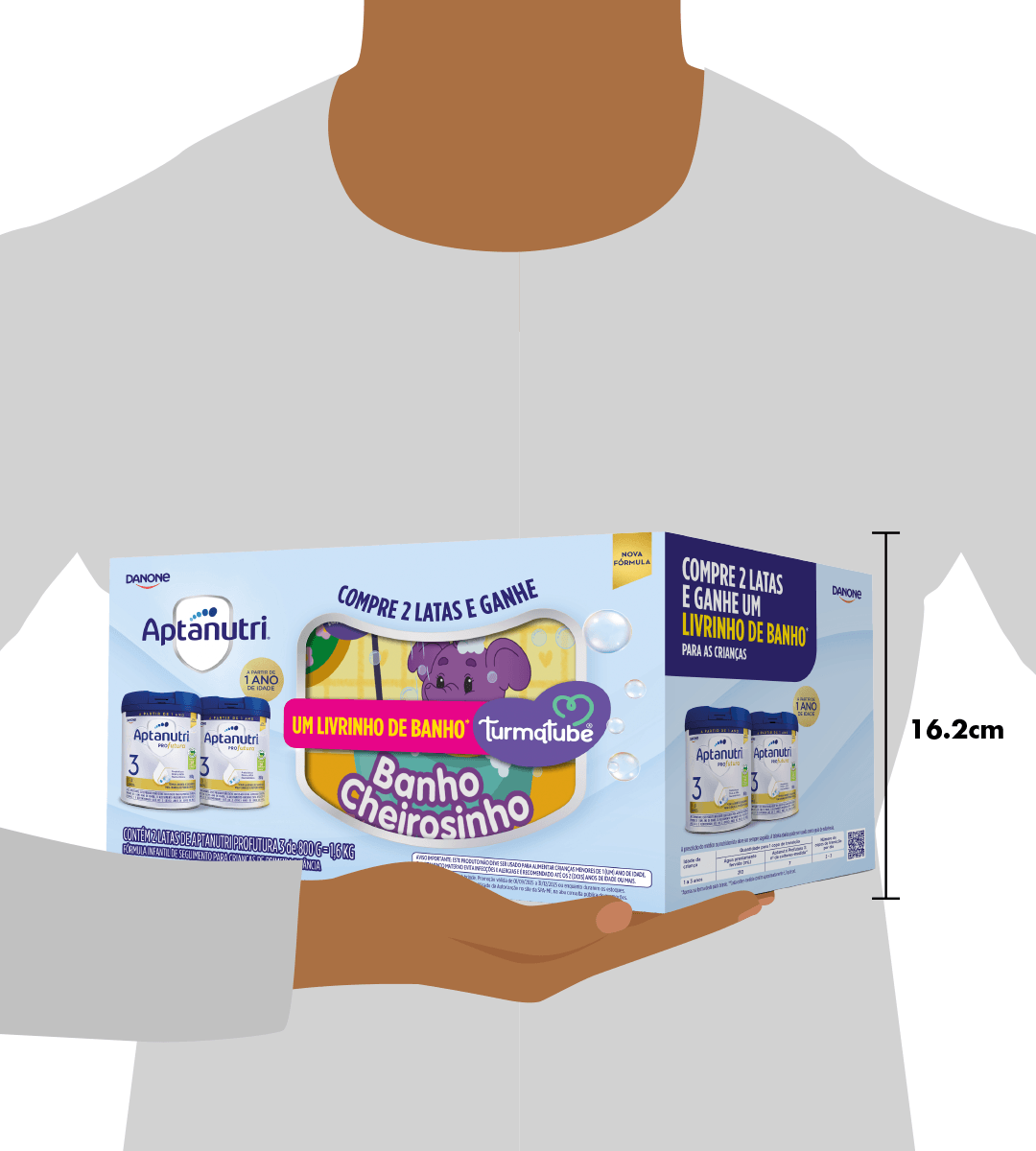 Pack Aptanutri Profutura 800g Cada + Brinde Livrinho De Banho — foto 3