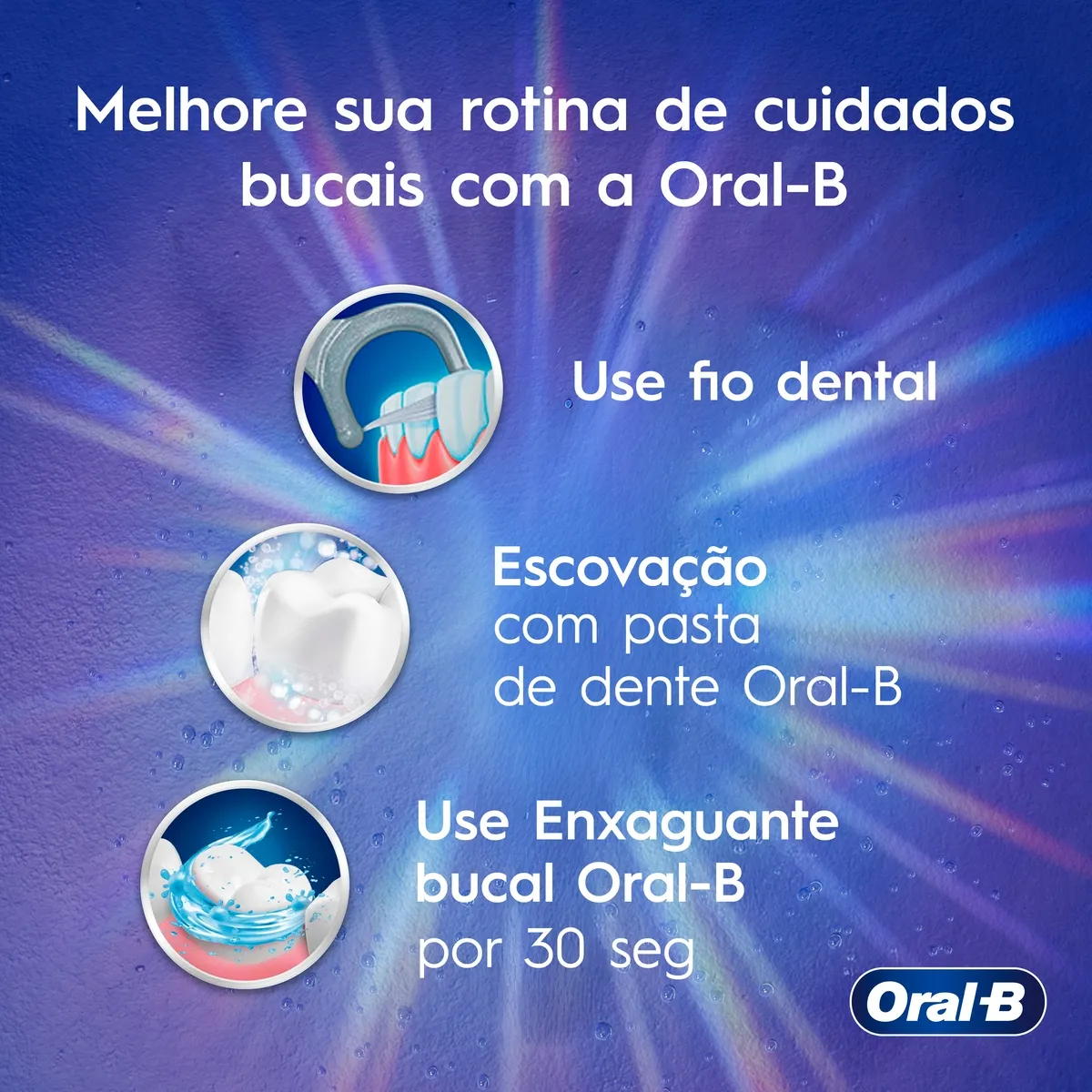 Pasta de Dente Oral-B 3D White Branqueadora 70g — foto 7
