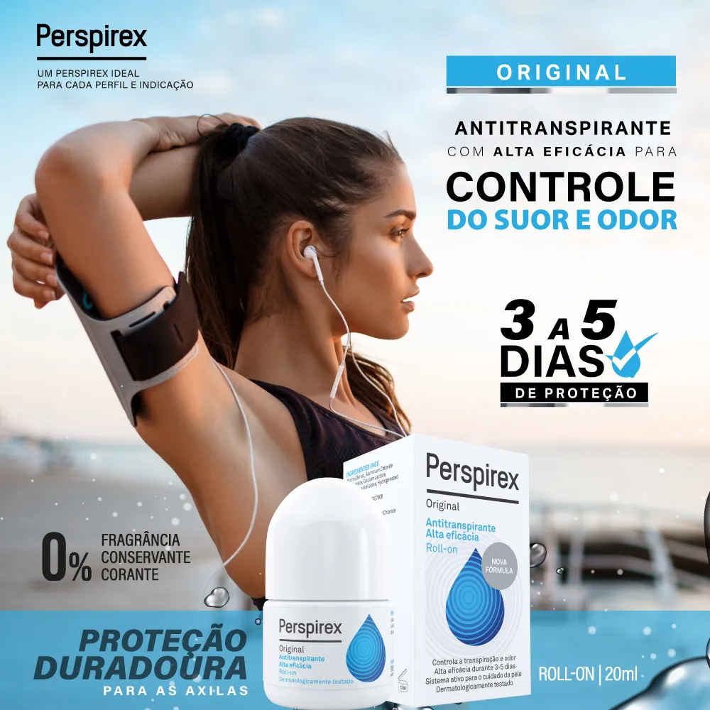 Perspirex Original Desodorante Antitranspirante Roll-On 20ml — foto 2