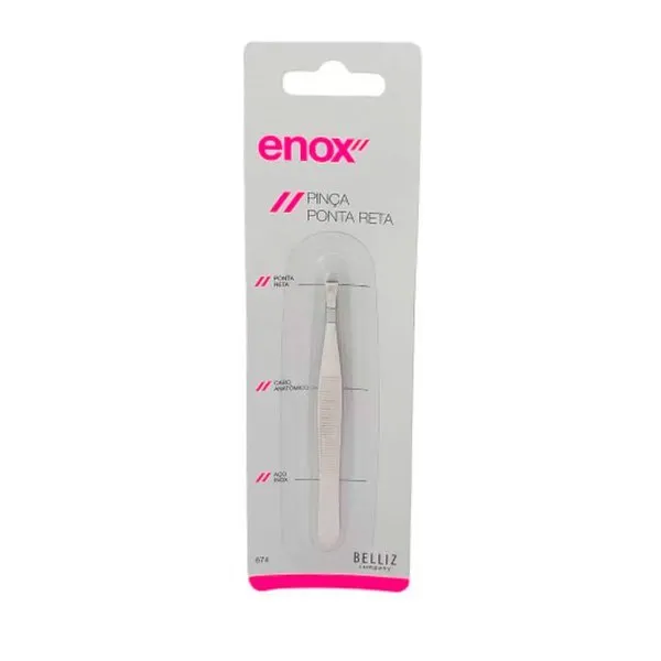 Pinça Depilatória Enox - Aço Inox