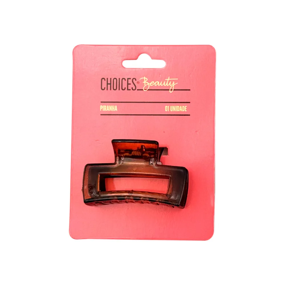 Piranha De cabelo Choices Beauty ambar Pequena1 unidade
