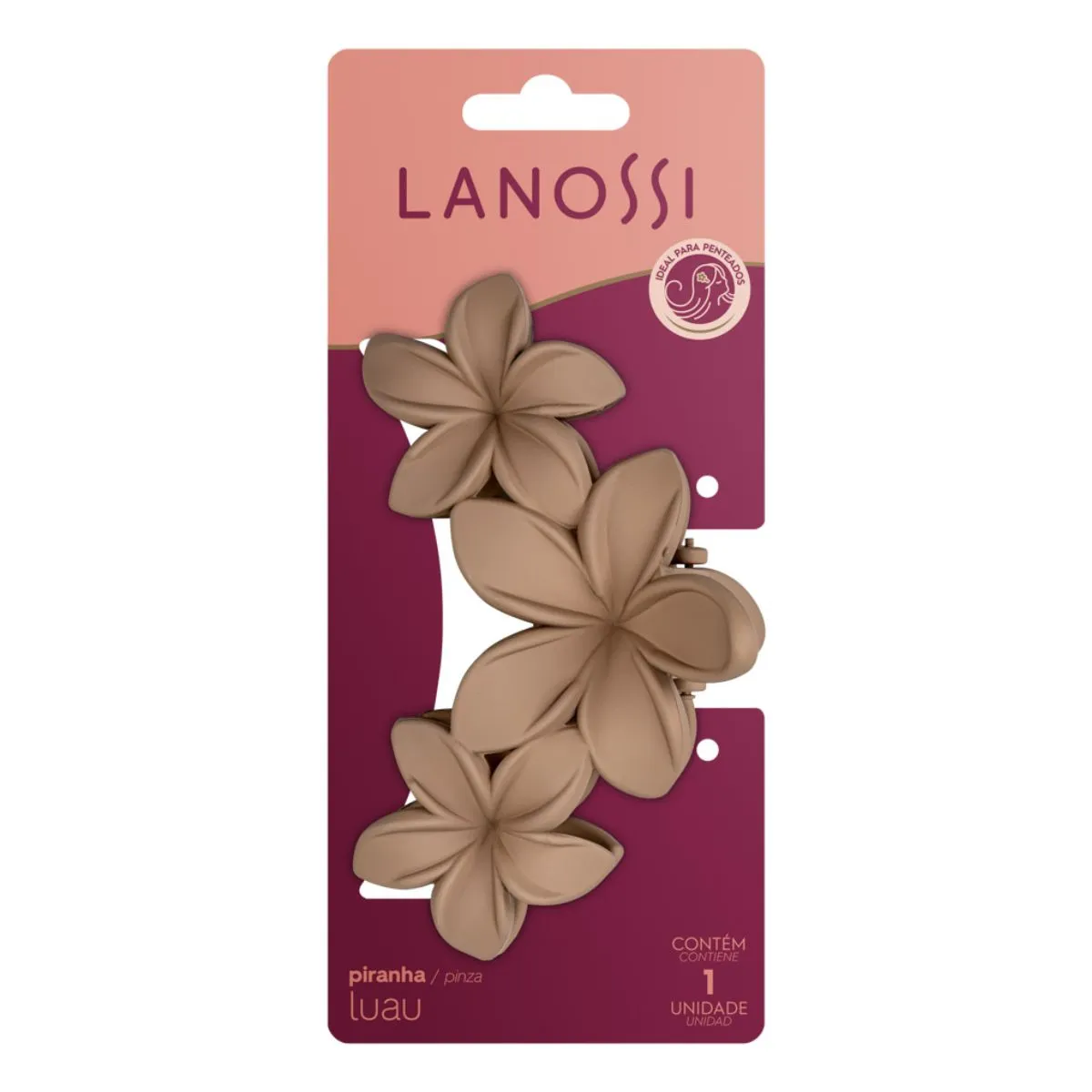 Piranha De Cabelo Lanossi Luau 1 Unidade
