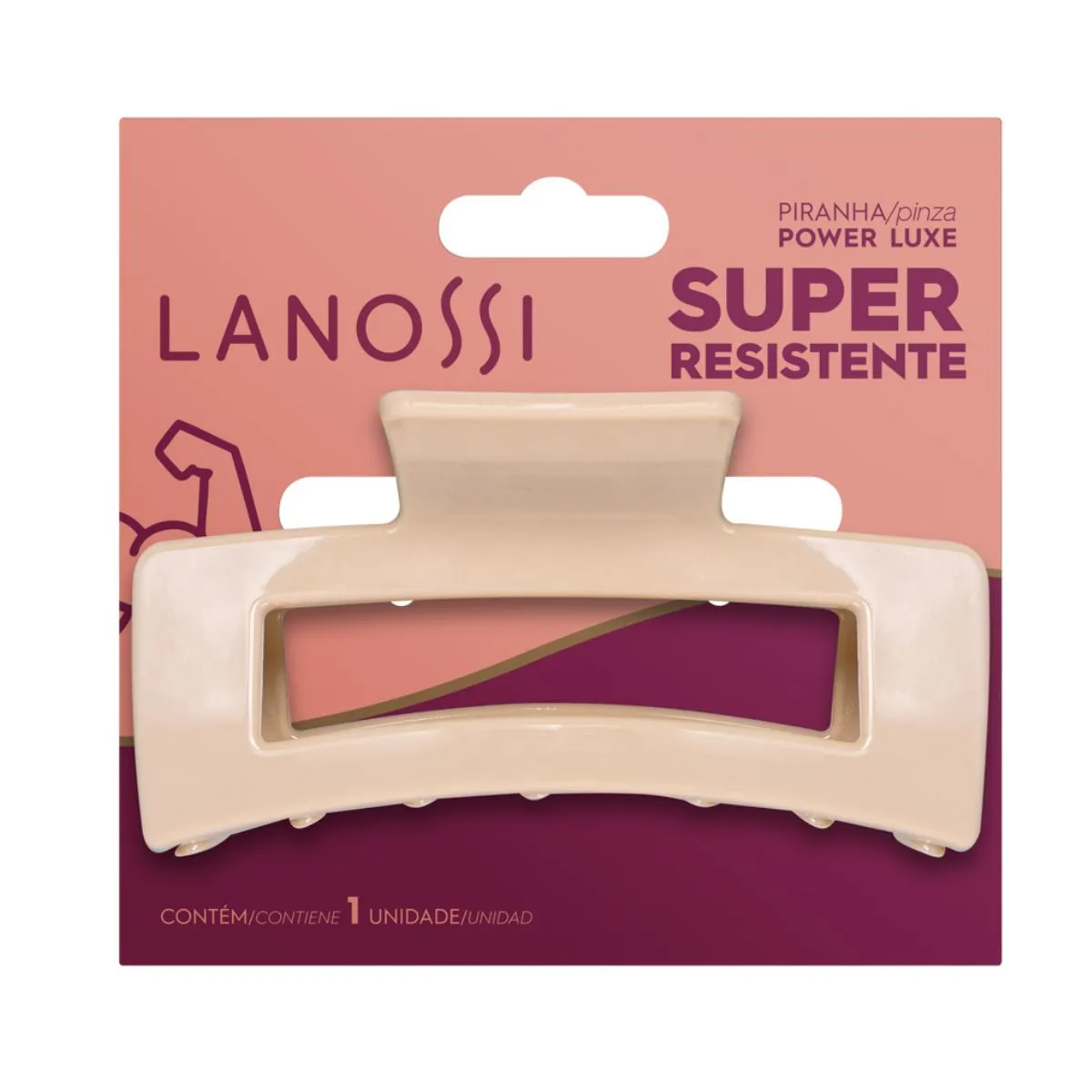 Piranha De Cabelo Lanossi Power Luxe 1 Unidade