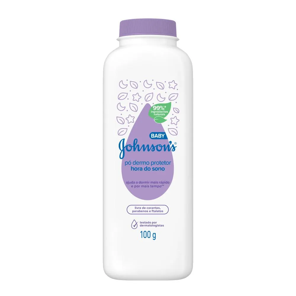 Pó Dermo Protetor JOHNSON'S® Hora do Sono - 100g