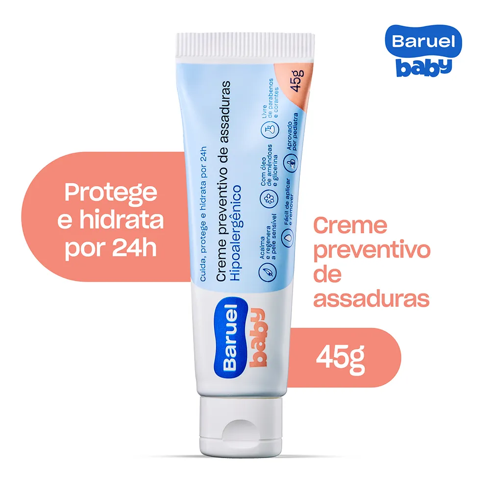 Pomada para Assadura Baruel Baby Hipoalergênico 45g