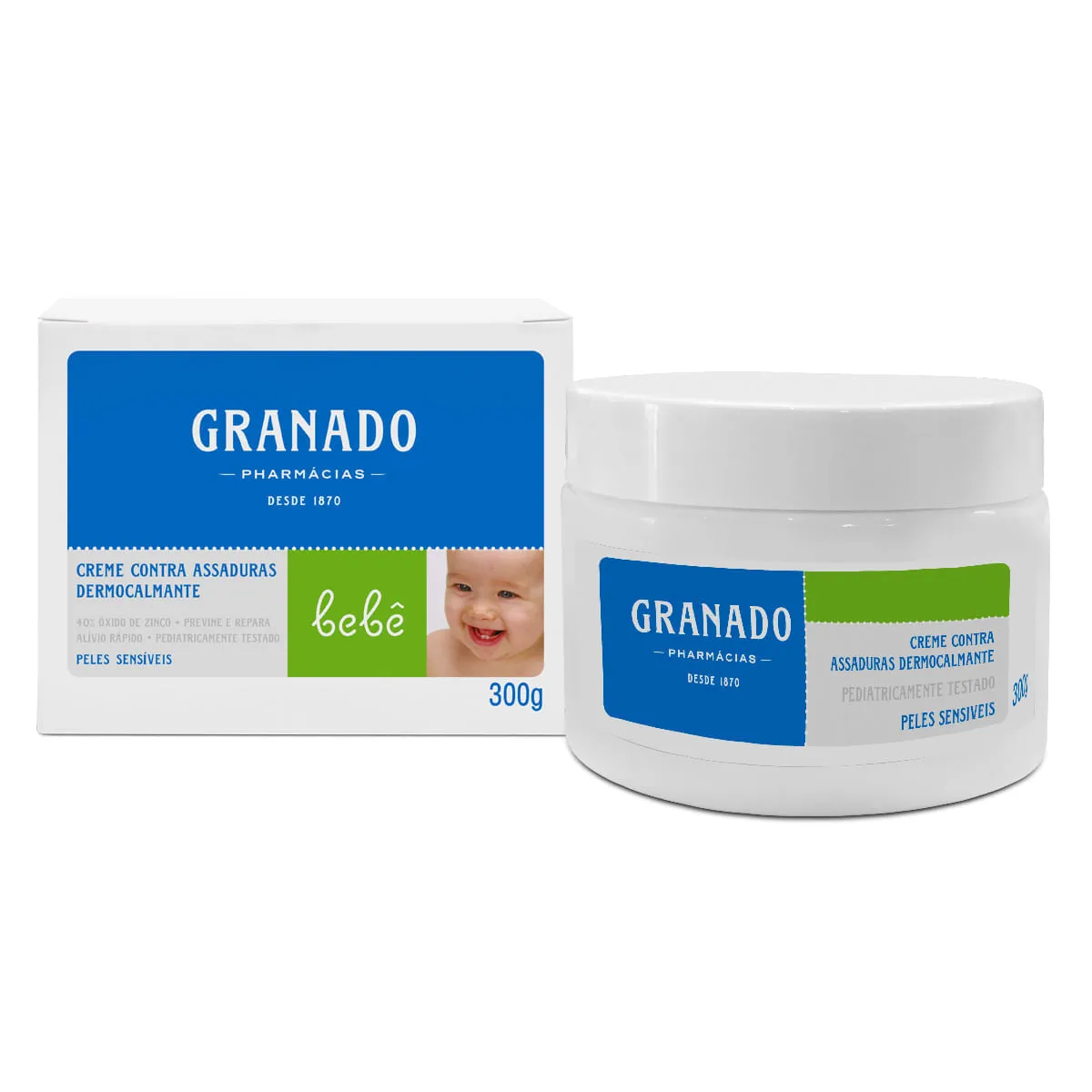 Pomada para Assadura Granado Bebê Pele Sensível Recém-Nascido 300g