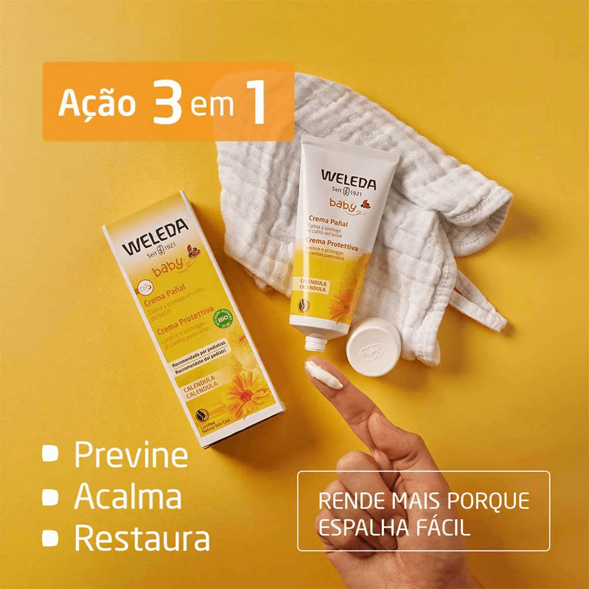 Pomada para Assadura Weleda Baby Calêndula Recém-Nascido 30ml — foto 4