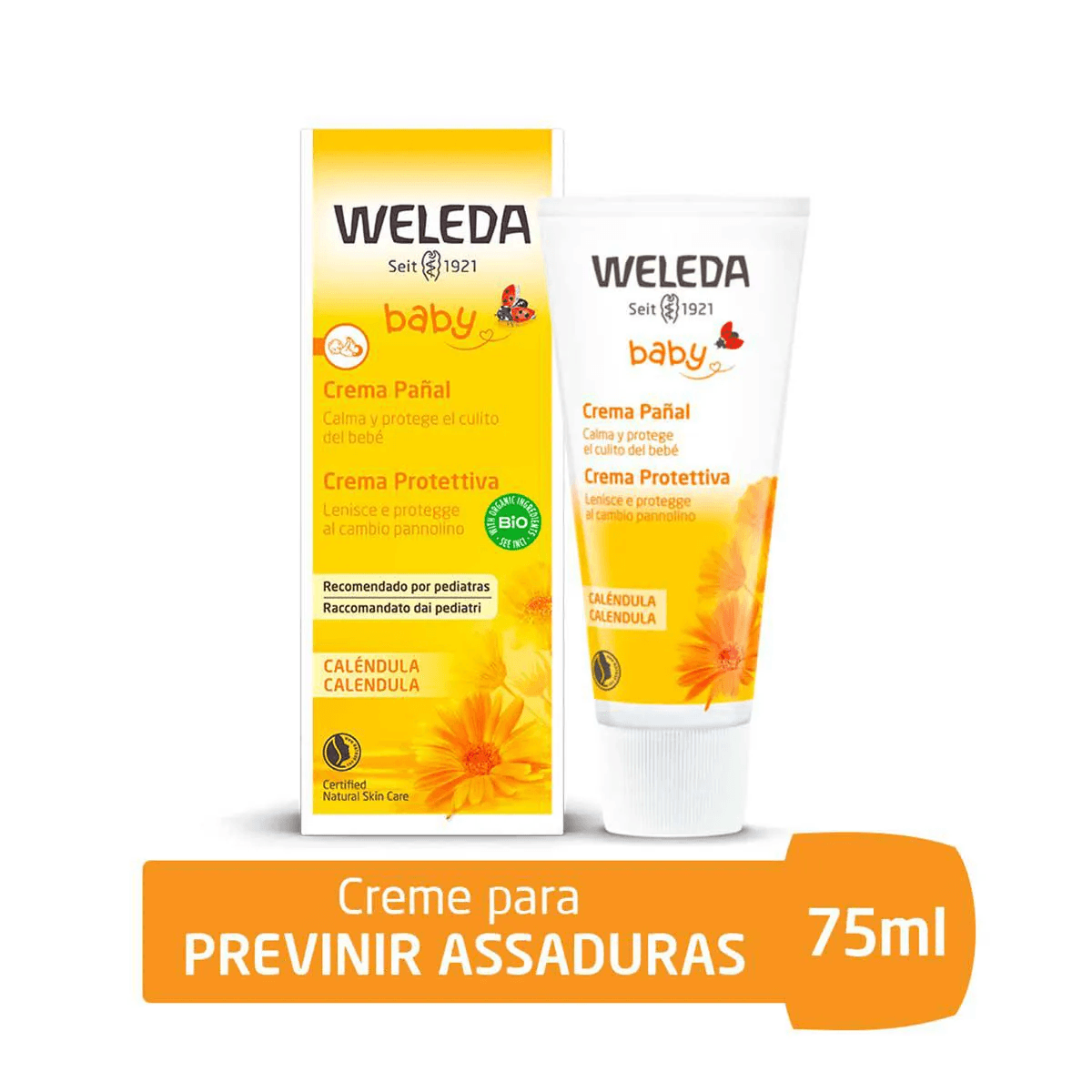 Pomada para Assadura Weleda Baby Calêndula Recém-Nascido 75ml