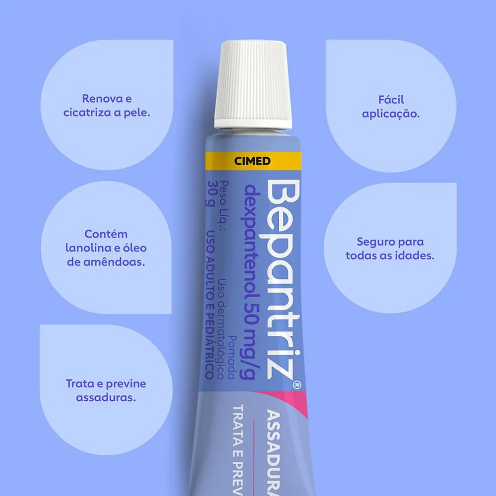Pomada para Assaduras Bepantriz Dexpantenol 30G — foto 5