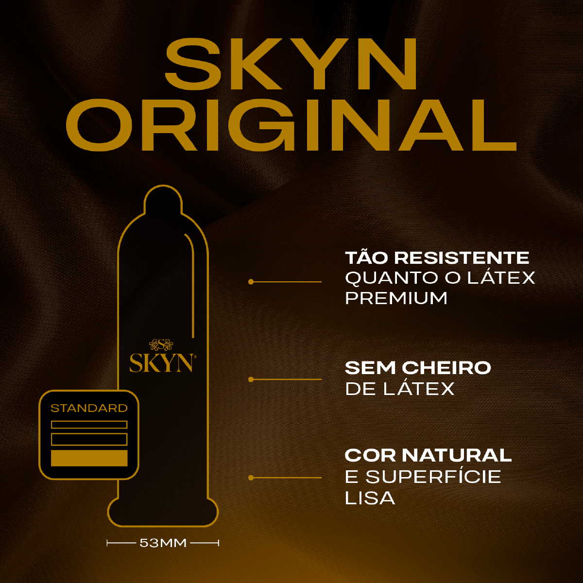 Preservativo Blowtex Skyn Original Lubrificado Sem Látex 8 Unidades — foto 3